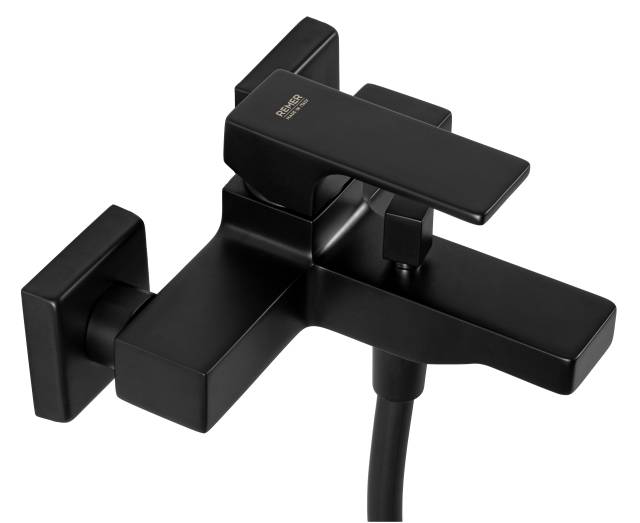 Смеситель для ванны Remer Absolute AU02NO, черный матовый