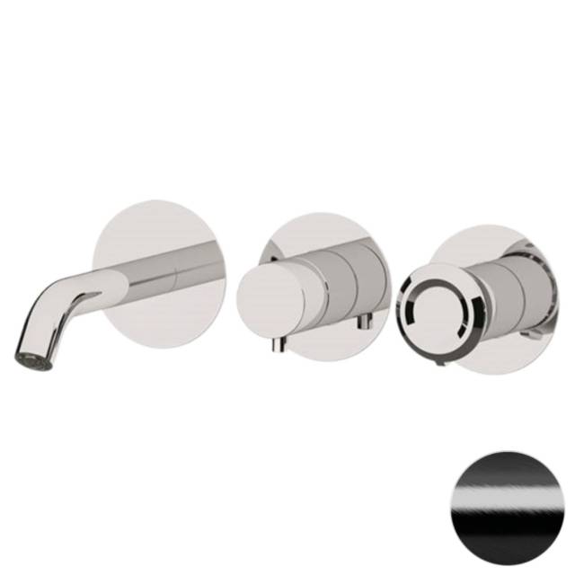 Смеситель для ванны Remer Element ET54D3PCFP, черный брашированный хром