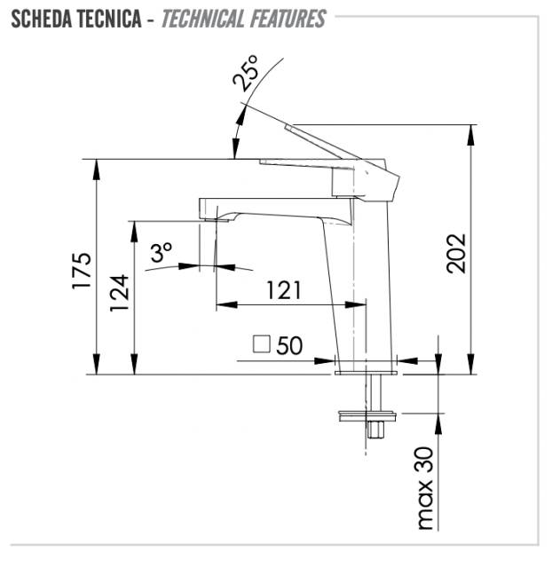 Смеситель для раковины Remer Dream D12