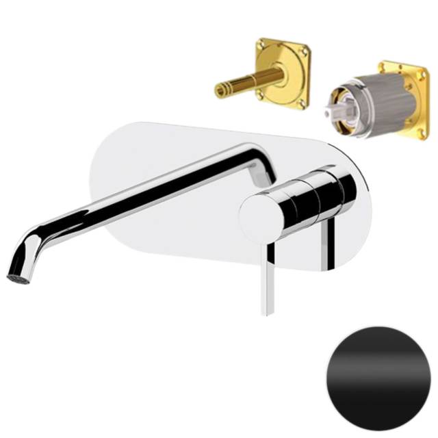 Смеситель для раковины Remer Metrica MC15KBNO, черный матовый