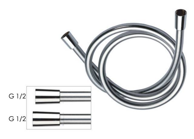 Шланг для душа ПВХ 120 см Remer 332CN2G120BG, золото брашированное