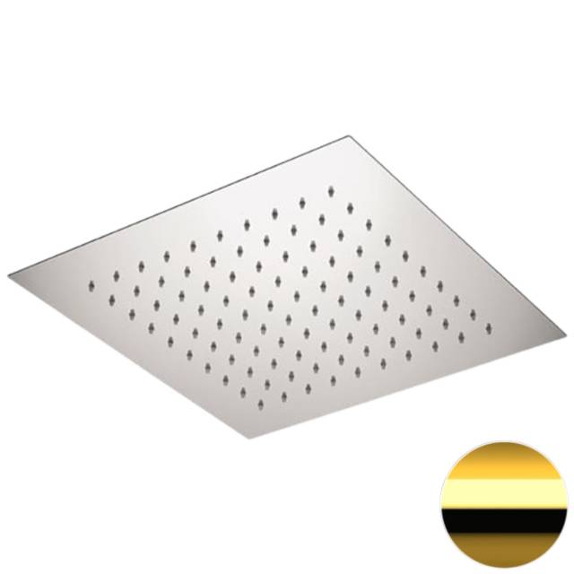 Верхний душ потолочный 34 см Remer 357EFS34DO, золото глянцевое