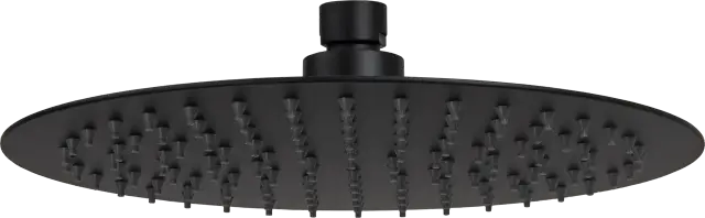 Верхний душ с шарнирным соединением 25 см Remer 357UFM25NOX, черный матовый