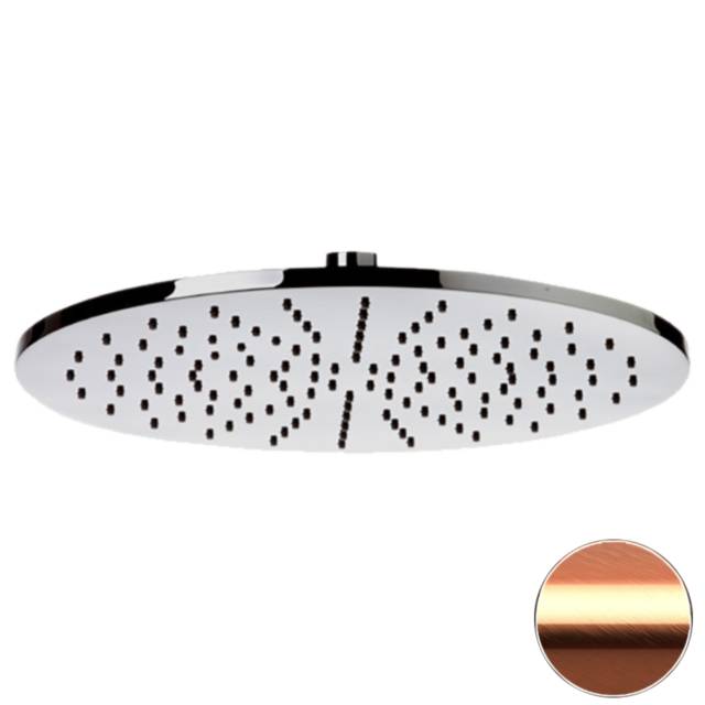 Верхний душ с шарнирным соединением 30 см Remer 359MM30RPX, медь брашированная