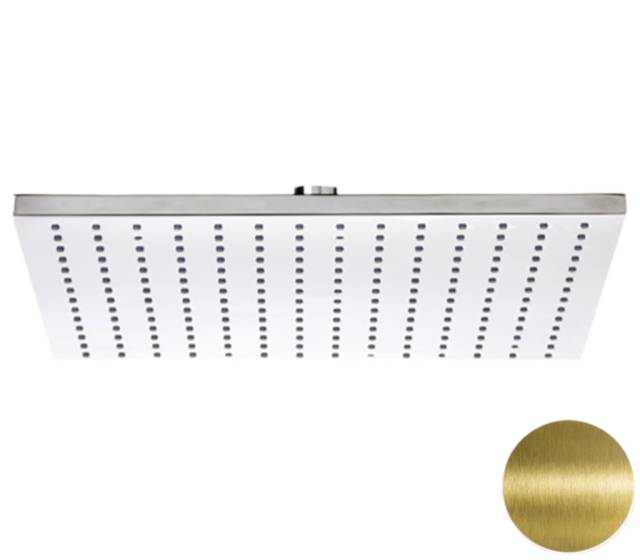 Верхний душ с шарнирным соединением 30 см Remer 359SSLVOX, латунь состаренная