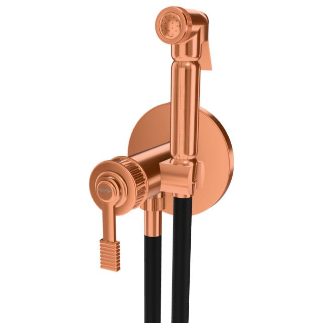 Гигиенический душ со смесителем Remer Atelier AL65ZRP, медь брашированная