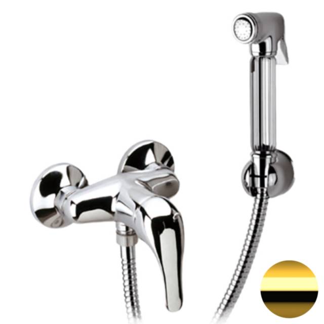 Гигиенический душ со смесителем Remer C332REZDO, золото глянцевое