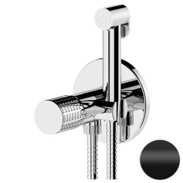 Гигиенический душ со смесителем Remer Celebrity CEC65WNO, черный матовый