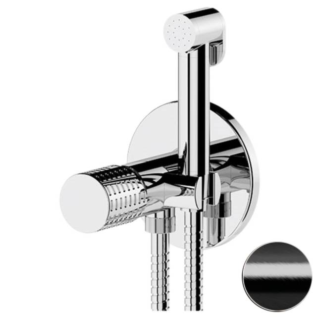 Гигиенический душ со смесителем Remer Celebrity CEC65WCFP, черный брашированный хром
