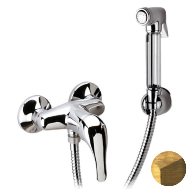 Гигиенический душ со смесителем Remer C332REZVO, латунь состаренная