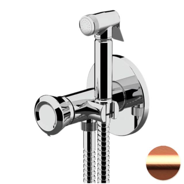 Гигиенический душ со смесителем Remer Element ET65RP, медь брашированная