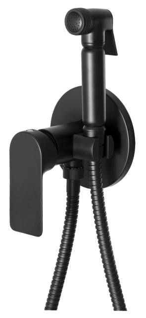 Гигиенический душ со смесителем Remer Infinity I65NO, черный матовый
