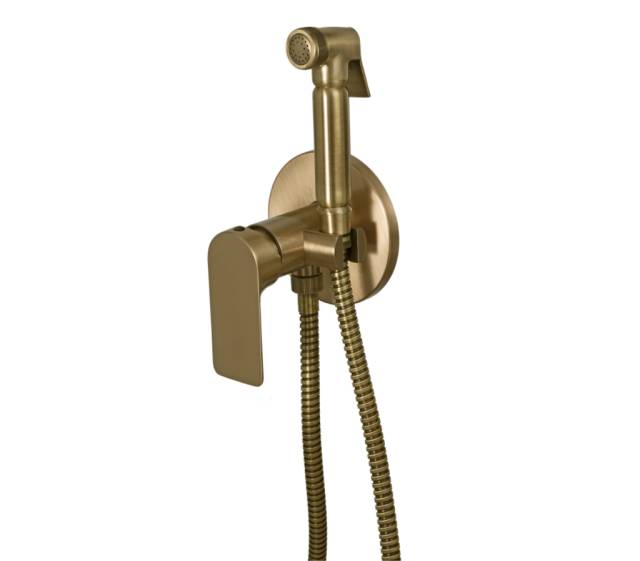Гигиенический душ со смесителем Remer Infinity I65VO, латунь состаренная