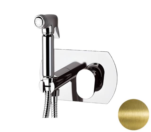 Гигиенический душ со смесителем Remer Infinity I60VO, латунь состаренная