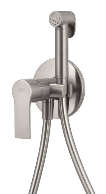 Гигиенический душ со смесителем Remer Energy EY65WXV, сталь