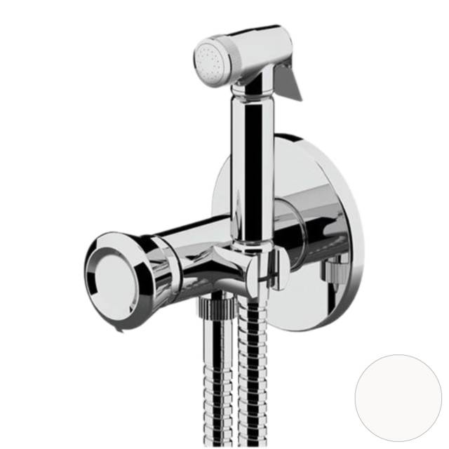 Гигиенический душ со смесителем Remer Element ET65BO, белый матовый