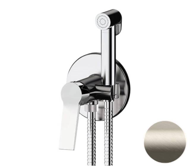 Гигиенический душ со смесителем Remer Slash SL65WXV, сталь