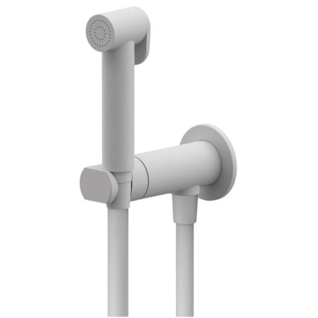 Гигиенический душ со смесителем Remer X Style N64WBO, белый матовый