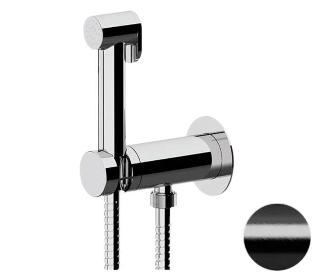 Гигиенический душ со смесителем Remer X Style X61PWCFP, черный брашированный хром