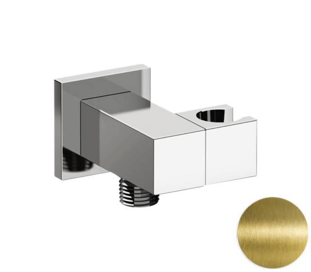 Держатель ручного душа с подключением шланга Remer 337SVO, латунь состаренная