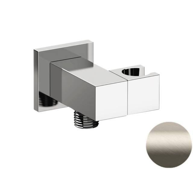 Держатель ручного душа с подключением шланга Remer 337SXV, сталь