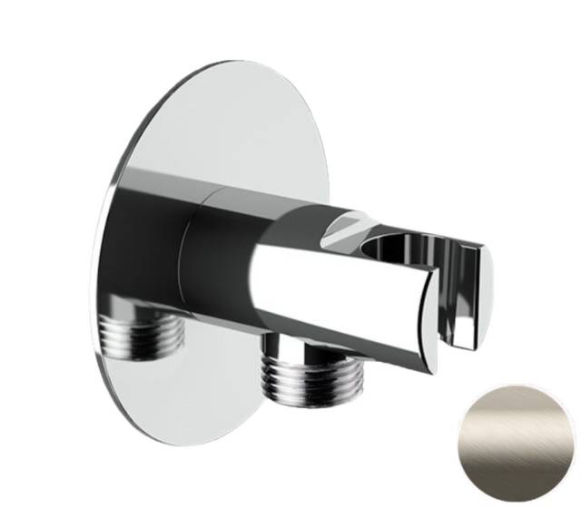 Держатель ручного душа с подключением шланга Remer 337XXV, сталь