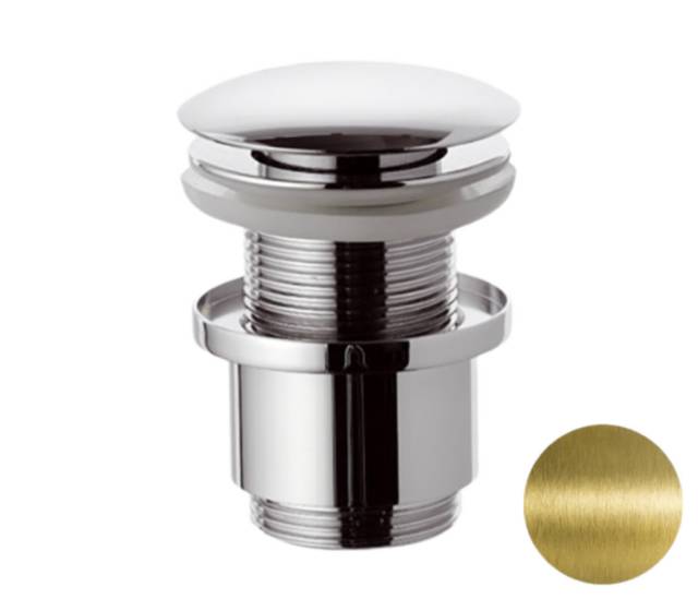 Донный клапан без перелива 1”1/4 Remer 904CC2114VO, латунь состаренная