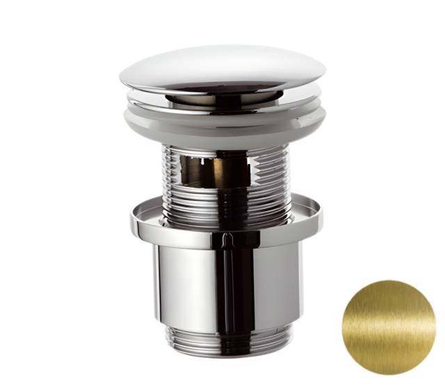 Донный клапан с переливом 1”1/4 Remer 905CC2114VO, латунь состаренная