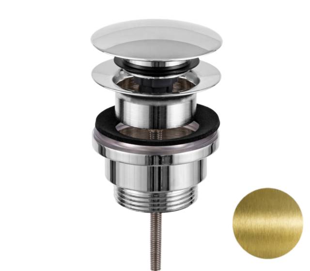 Донный клапан универсальный 1”1/4 Remer 905CCR114VO, латунь состаренная