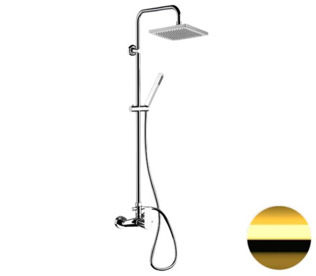 Душевая система Remer Energy EY37X7SS9SSDO, золото глянцевое