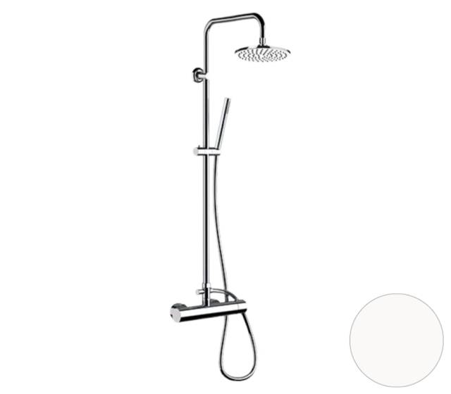 Душевая система Remer Minimal N37RX7MMM20BO, белый матовый