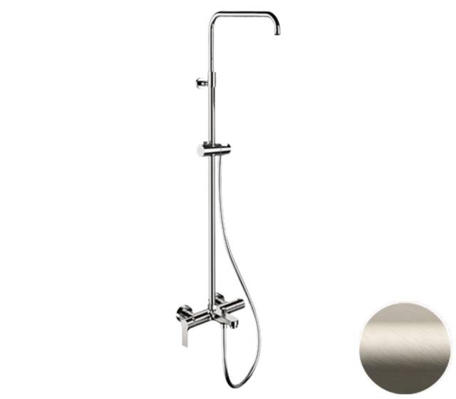 Душевая система с изливом Remer Energy EY34ASSDXV, сталь