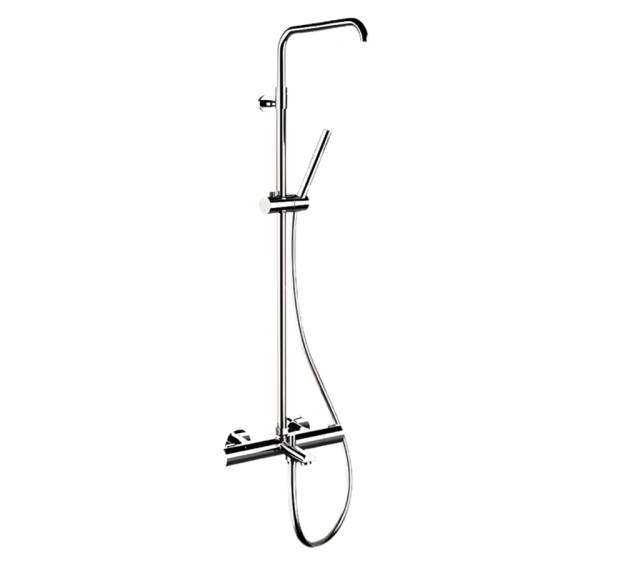 Душевая система термостатическая с изливом Remer Elegance EQ34A7MMSSOF