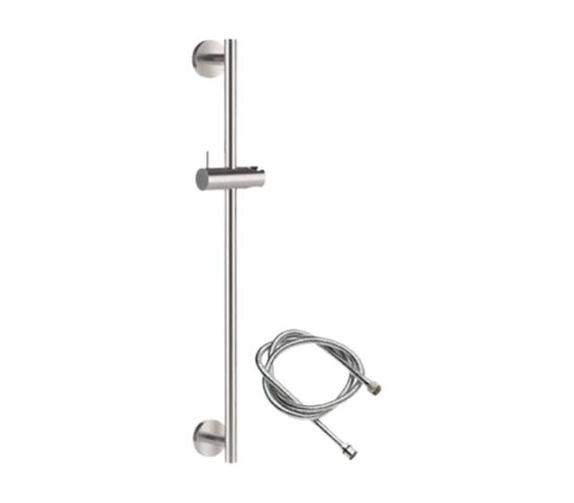 Душевая стойка 66 см с шлангом Remer INOX SS317M332, нержавеющая сталь