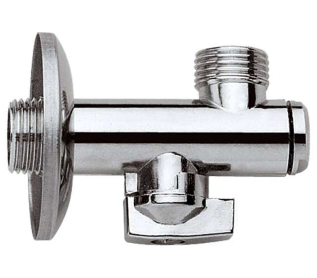 Запорный вентиль с фильтром 1/2*3/4 Remer 1231234