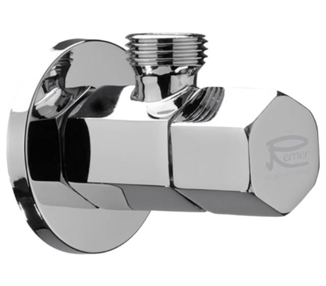 Запорный вентиль 1/2*3/8 Remer 128E1238