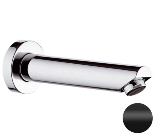 Излив настенный 18 см Remer 91MNO, черный матовый