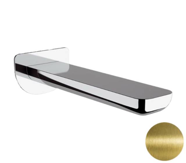 Излив настенный 18 см Remer Infinity 91IVO, состаренная латунь