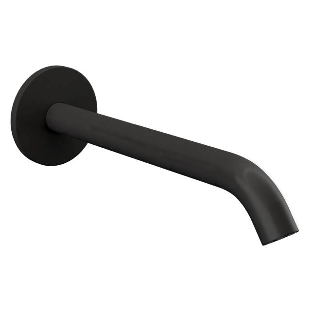 Излив настенный 19 см Remer X Style 91XLNO, черный матовый