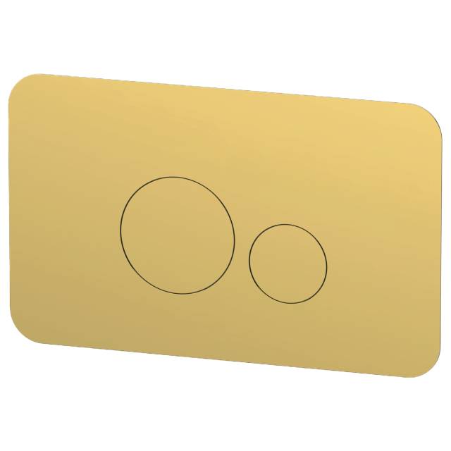 Кнопка смыва Remer RB810DO, золото глянцевое