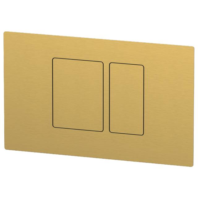 Кнопка смыва Remer RB820BG, золото брашированное