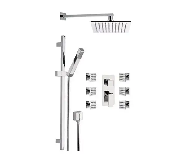 Комплект: Душевая система Remer Absolute AU93S01UFS20