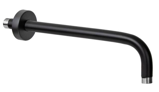 Кронштейн для верхнего душа 30 см Remer 343L30NO, черный матовый