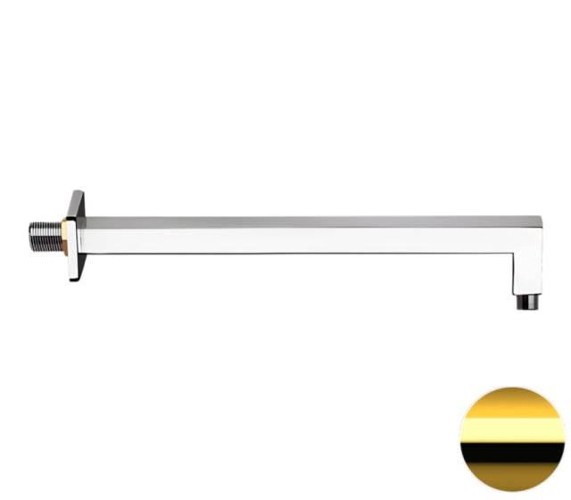 Кронштейн для верхнего душа 40 см Remer 348S40DO, золото глянцевое