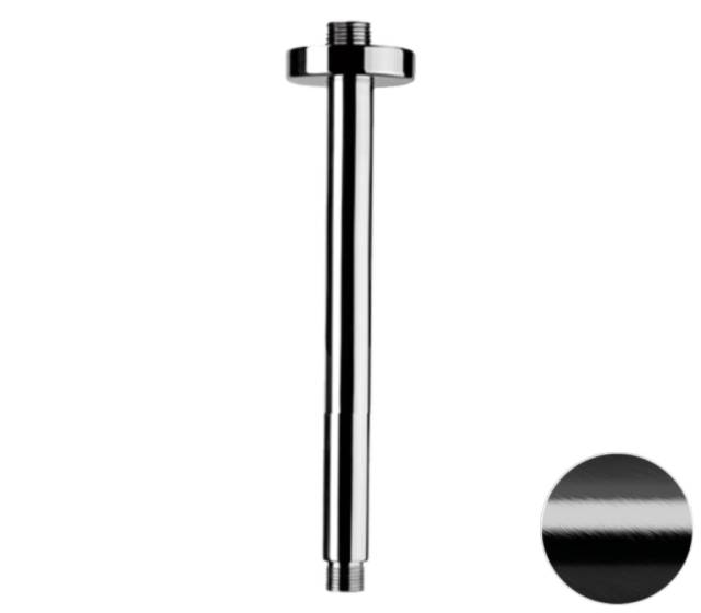 Кронштейн потолочный для верхнего душа 30 см Remer 347N30CFP, черный брашированный хром