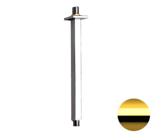 Кронштейн потолочный для верхнего душа 30 см Remer 347S30DO, золото глянцевое