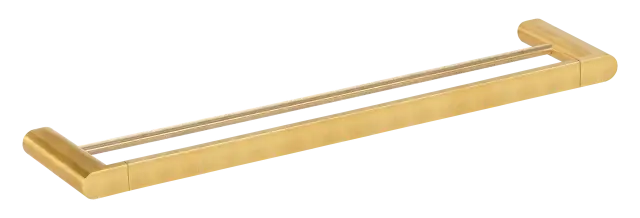 Полотенцедержатель двойной 60 см Remer Lounge LN33BG, золото брашированное