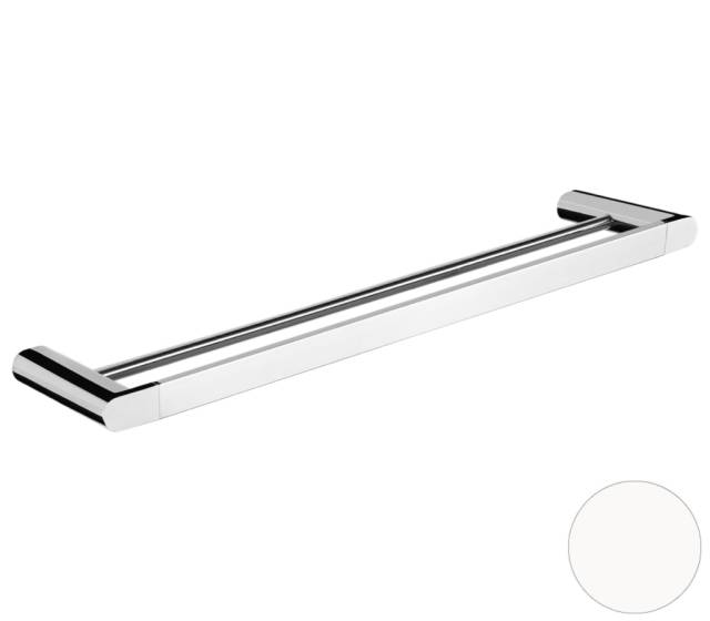 Полотенцедержатель двойной 60 см Remer Lounge LN33BO, белый матовый