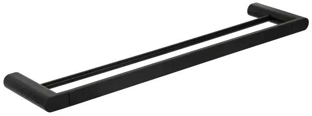 Полотенцедержатель двойной 60 см Remer Lounge LN33NO, черный матовый