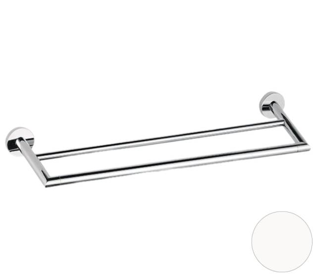 Полотенцедержатель двойной 60 см Remer Guest GS33BO, белый матовый